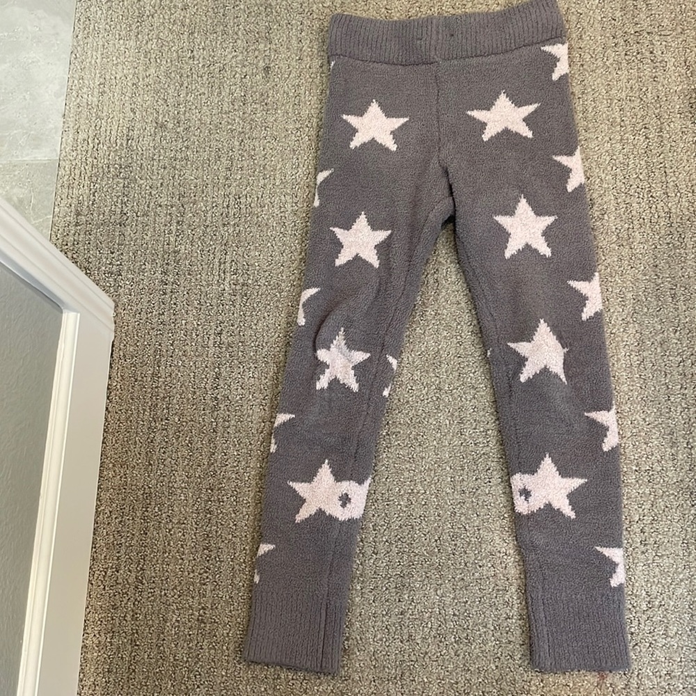 Honeydew XS fuzzy legging/pants starred